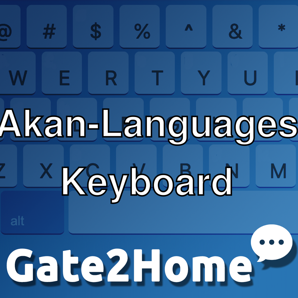 Type AkanLanguages without AkanLanguages Keyboard!